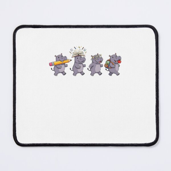 Item preview, Funny Hippo Squad Back to School Hippopotamus Lover Teacher Student designed and sold by ajifujpost.