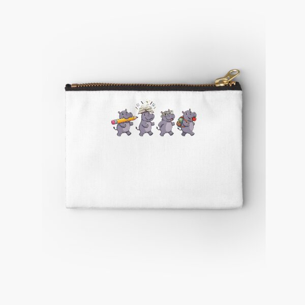 Item preview, Funny Hippo Squad Back to School Hippopotamus Lover Teacher Student designed and sold by ajifujpost.