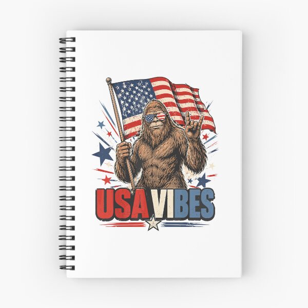 Item preview, USA Vibes Bigfoot American Flag Patriotic Sasquatch Funny 4th Of July designed and sold by ajifujpost.