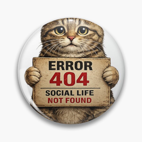 Item preview, error 404   social life not found designed and sold by Brejko.