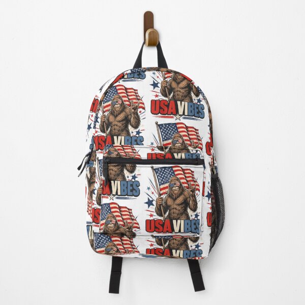 Item preview, USA Vibes Bigfoot American Flag Patriotic Sasquatch Funny 4th Of July designed and sold by ajifujpost.