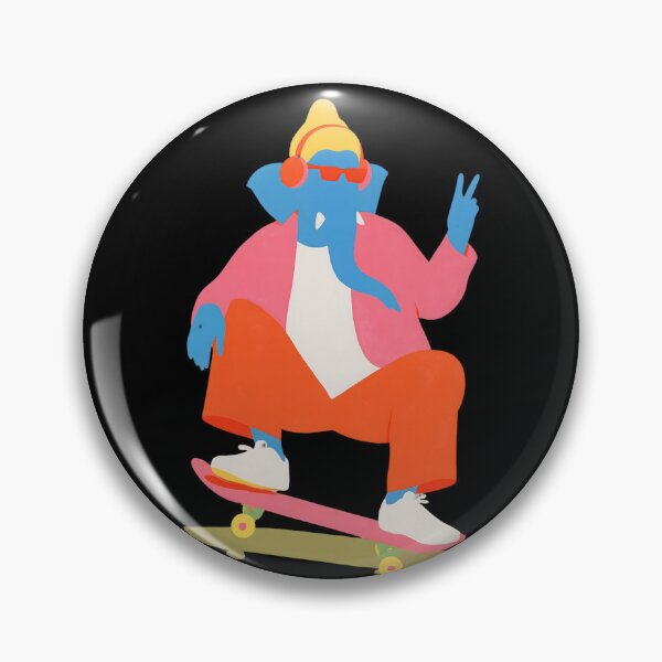 Item preview, Ganesha Skateboard Minimalist Color Blocking Pop Art designed and sold by PANNARUK THAILAND.