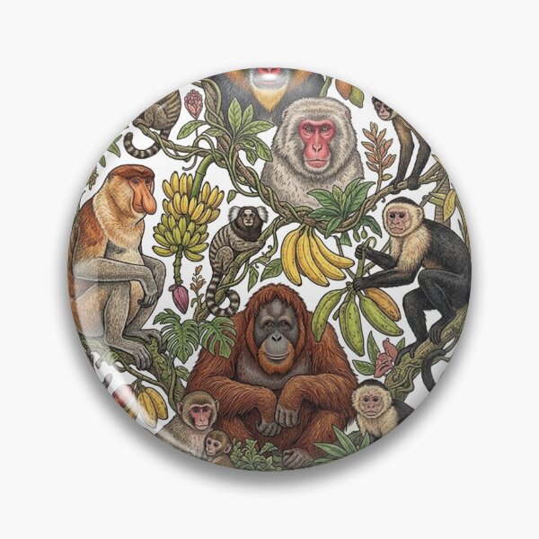 Item preview, Monkey family designed and sold by snoWorkshop.