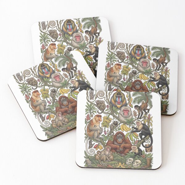 Item preview, Monkey family designed and sold by snoWorkshop.