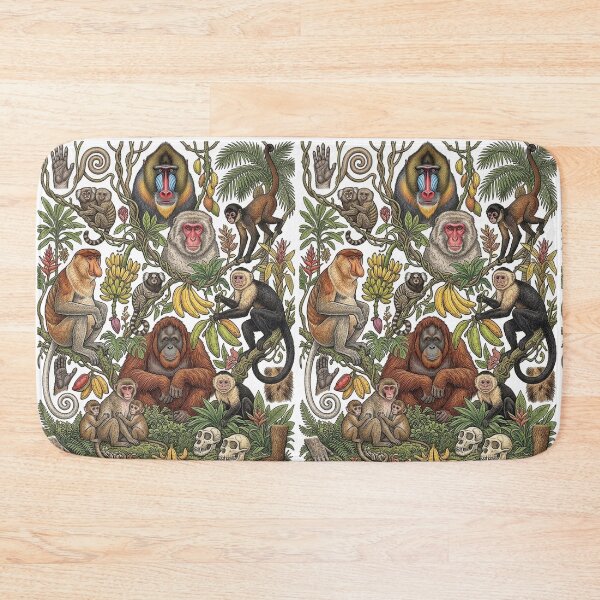 Item preview, Monkey family designed and sold by snoWorkshop.