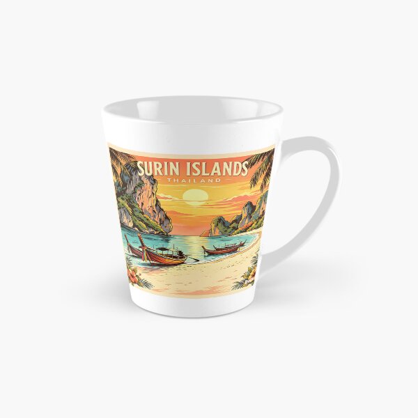 Item preview, Surin Islands - Thailand Vintage Sunset Travel Art designed and sold by Spirit of Siam.