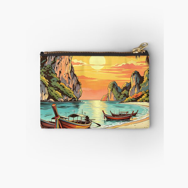 Item preview, Surin Islands - Thailand Vintage Sunset Travel Art designed and sold by Spirit of Siam.