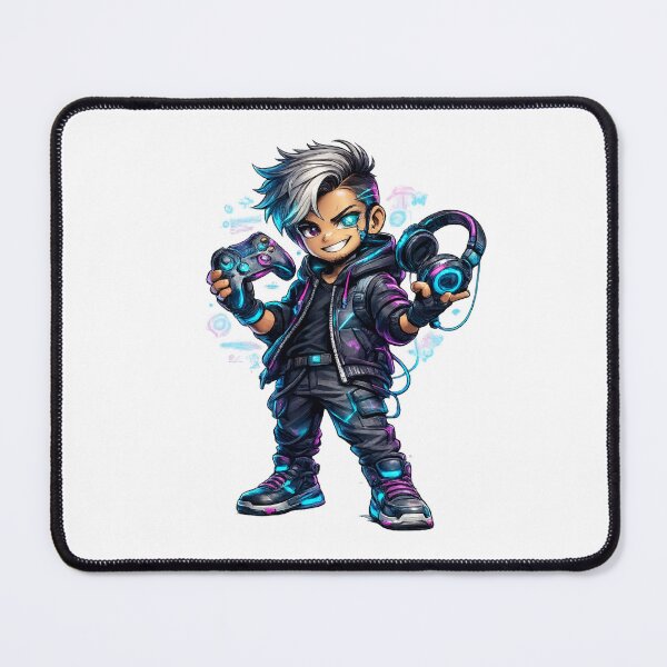 Item preview, Gamer Cartoon designed and sold by AlexLineArt.