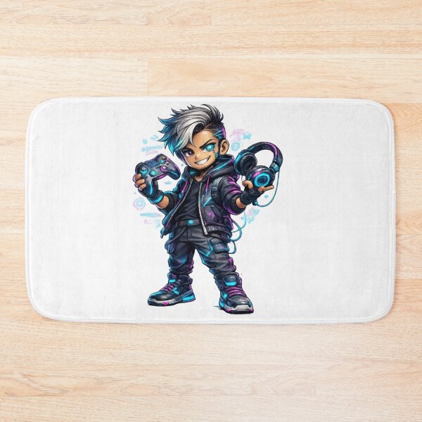 Item preview, Gamer Cartoon designed and sold by AlexLineArt.