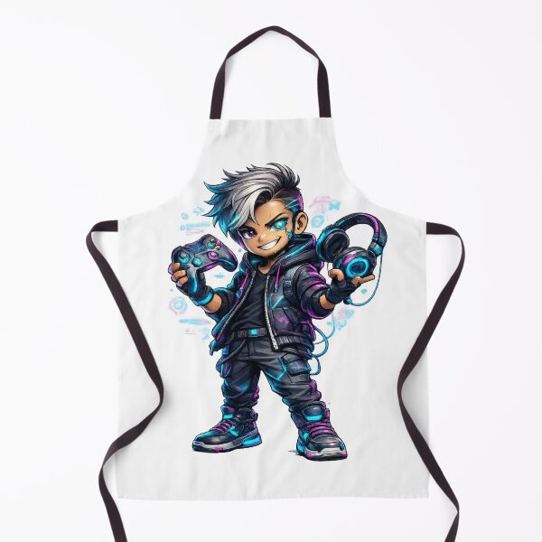 Item preview, Gamer Cartoon designed and sold by AlexLineArt.