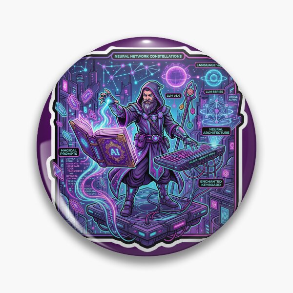 Item preview, The Spellbook Wizard & Neural Networks designed and sold by mancikart.