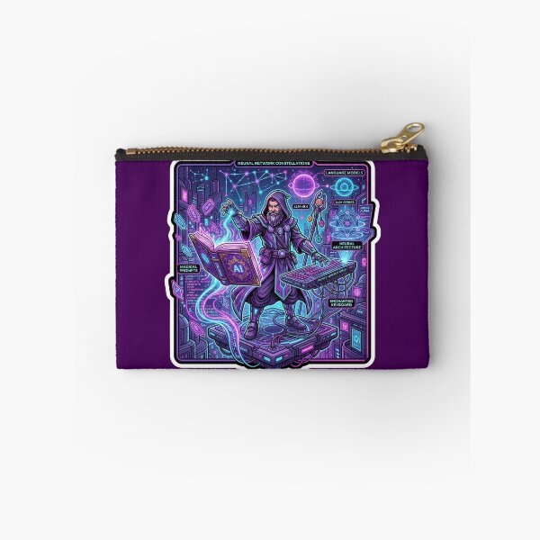Item preview, The Spellbook Wizard & Neural Networks designed and sold by mancikart.