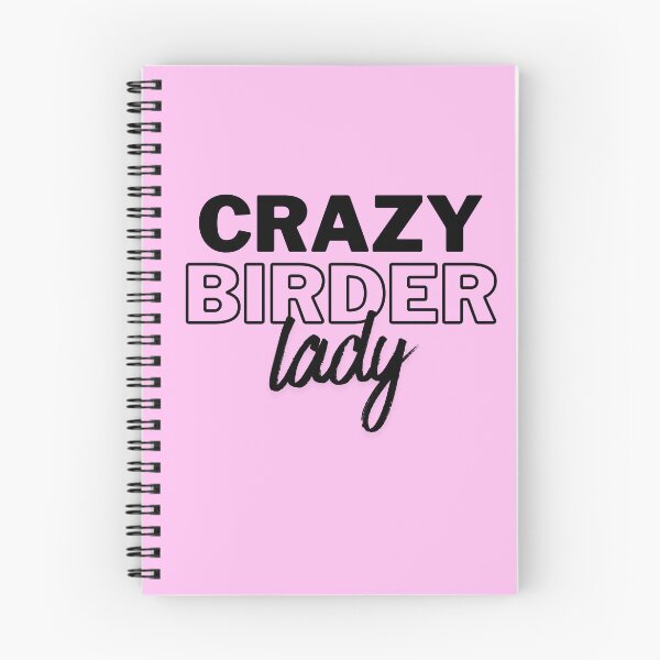 Item preview, Crazy Birder Lady Funny Birdwatching Typography Gift designed and sold by Go Karillo.
