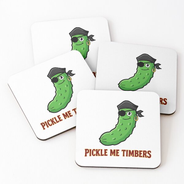 Item preview, funny inappropriate pickles Pickle Me Timbers designed and sold by Uglyandcute.