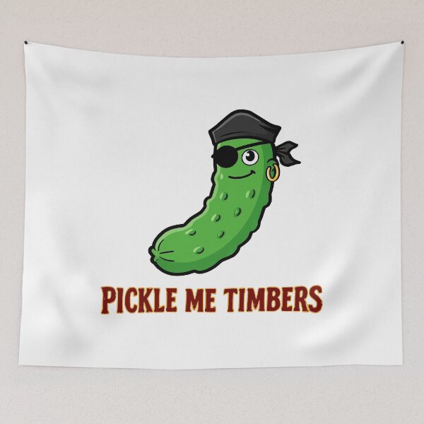 Item preview, funny inappropriate pickles Pickle Me Timbers designed and sold by Uglyandcute.