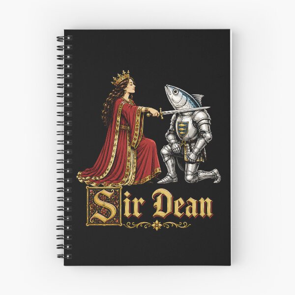 Item preview, Sir Dean Funny Sardine Tinned Fish Medieval Knight Humor designed and sold by DesignsByAnett.