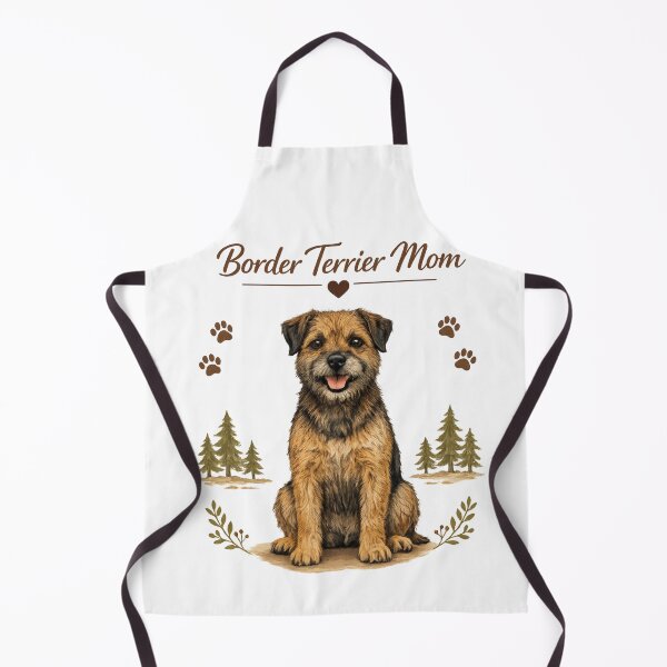 Item preview, Proud Border Terrier Mom Cute Dog Lover Vintage Puppy Design designed and sold by FurAndFlaireg.