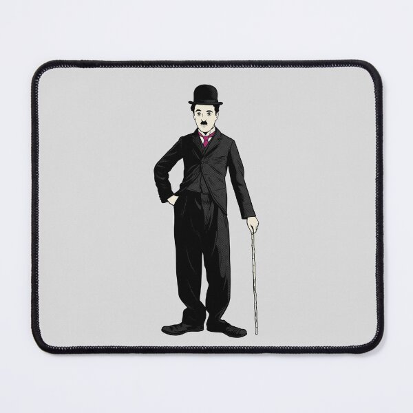 Item preview, Charlie Chaplin The Tramp Pop Art Halftone Print designed and sold by FreiherrPK.