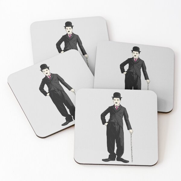 Item preview, Charlie Chaplin The Tramp Pop Art Halftone Print designed and sold by FreiherrPK.