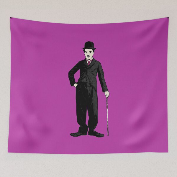 Item preview, Charlie Chaplin The Tramp Pop Art Halftone Print designed and sold by FreiherrPK.