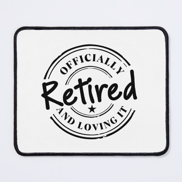 Item preview, Officially Retired And Loving It Funny Retirement Stamp designed and sold by HYPNK.