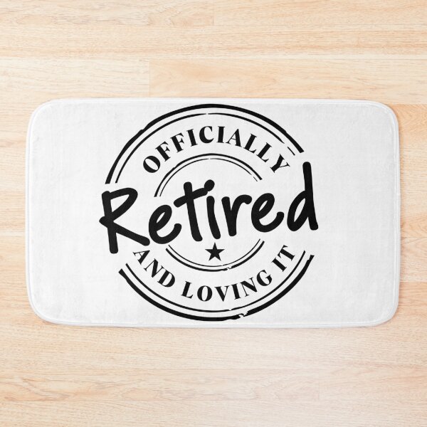 Item preview, Officially Retired And Loving It Funny Retirement Stamp designed and sold by HYPNK.