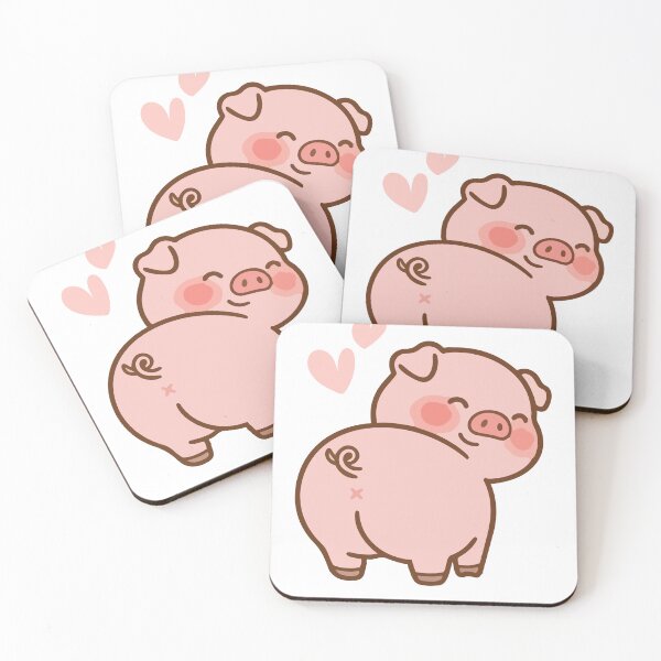 Item preview, Smiling Pig designed and sold by BGLucky.