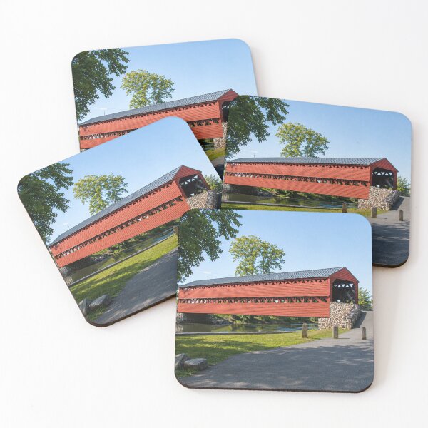 Item preview, July at Sachs Covered Bridge Gettysburg Pennsylvania designed and sold by gotucoveredart.