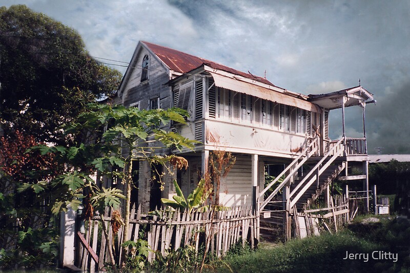 "Guyana, typical wood house" by Jerry Clitty Redbubble