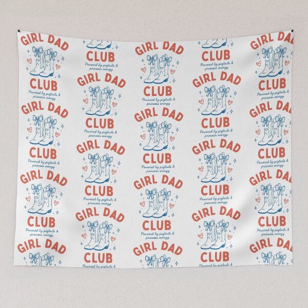 Item preview, Girl Dad Club Cowgirl Boots Western Father Daughter designed and sold by ajifujpost.
