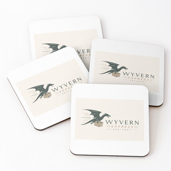 Item preview, Wyvern Express Delivery Logo designed and sold by Fictional-Co.