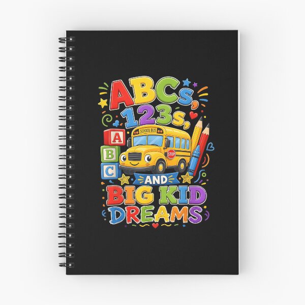 Item preview, ABC 123 School Bus And Big Kid Dreams Back To School designed and sold by ajifujpost.