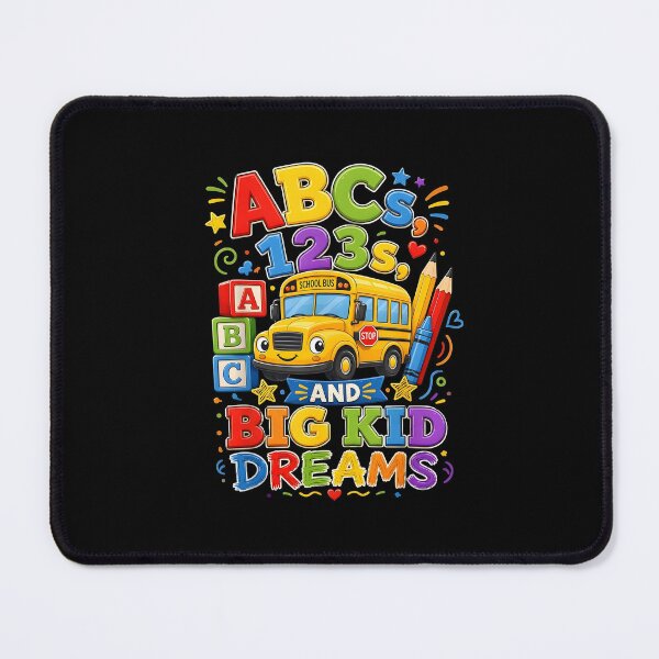 Item preview, ABC 123 School Bus And Big Kid Dreams Back To School designed and sold by ajifujpost.