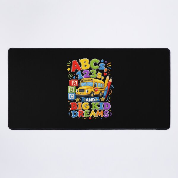 Item preview, ABC 123 School Bus And Big Kid Dreams Back To School designed and sold by ajifujpost.