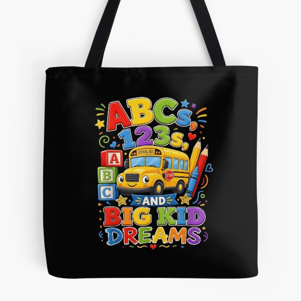 Item preview, ABC 123 School Bus And Big Kid Dreams Back To School designed and sold by ajifujpost.