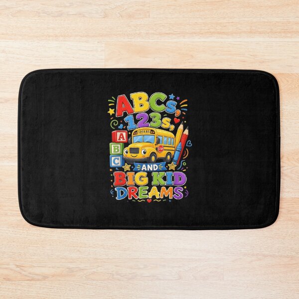 Item preview, ABC 123 School Bus And Big Kid Dreams Back To School designed and sold by ajifujpost.