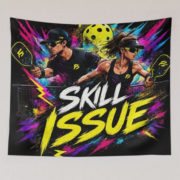Item preview, Skill Issue Pickleball Shirt – Funny Trash Talk Gift for Competitive Players designed and sold by Surrealtrends.