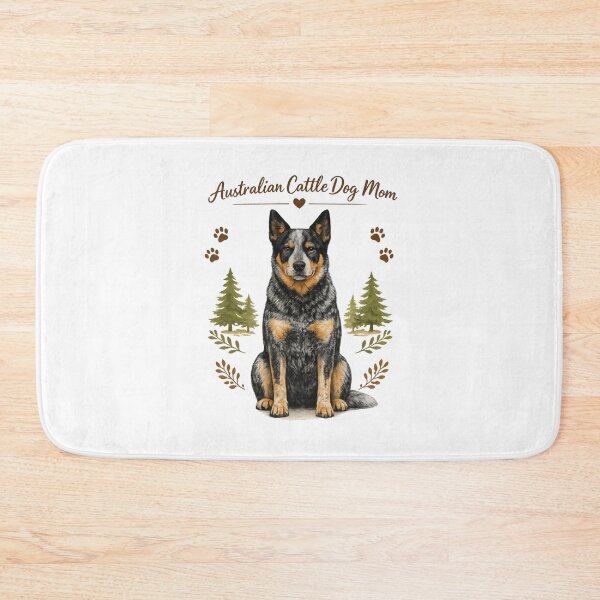 Item preview, Proud Australian Cattle Dog Mom Cute Blue Heeler Dog Lover Vintage Design designed and sold by FurAndFlaireg.