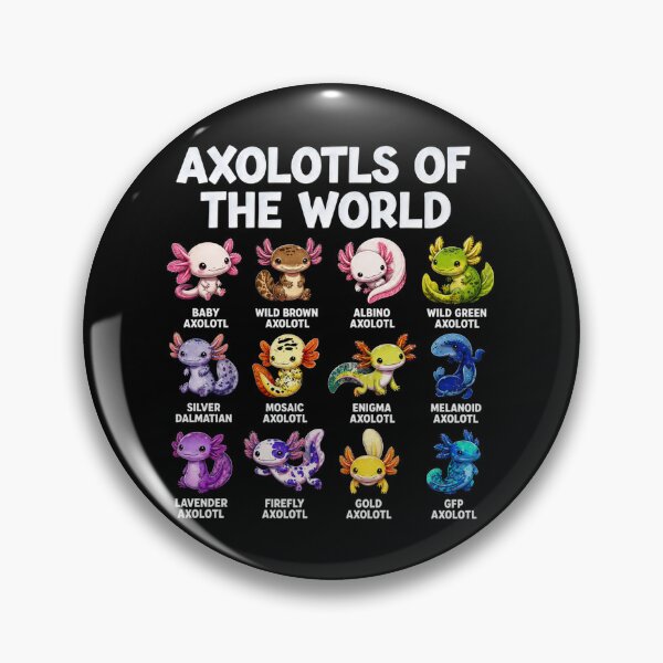 Item preview, Axolotls Of The World Axolotl Types Morphs designed and sold by SMARTKIT  DESIGNAGENCY.