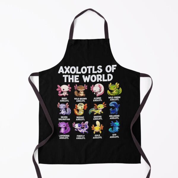 Item preview, Axolotls Of The World Axolotl Types Morphs designed and sold by SMARTKIT DESIGNAGENCY.