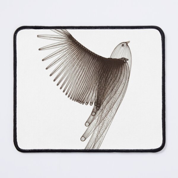 Item preview, Geometric Bird Art Purity designed and sold by HayaasBoutique.