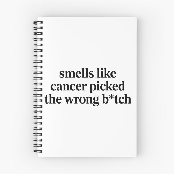 Item preview, Smells Like Cancer Picked The Wrong Bitch Funny Survivor designed and sold by raedattia.