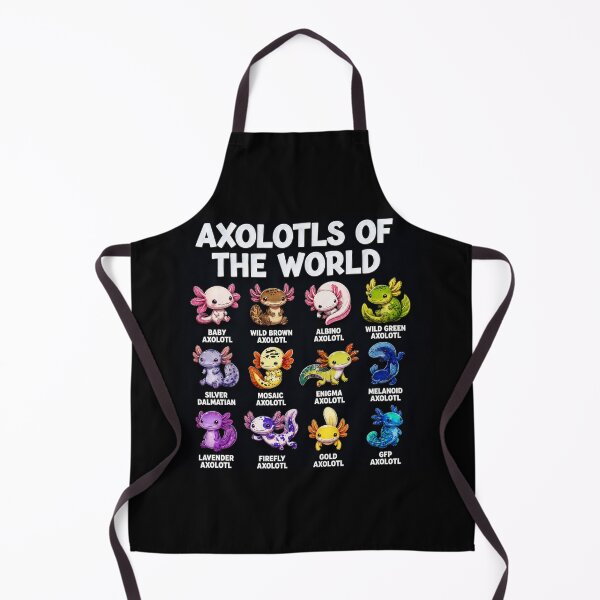 Item preview, Axolotls Of The World Axolotl Types Morphs designed and sold by SMARTKIT  DESIGNAGENCY.