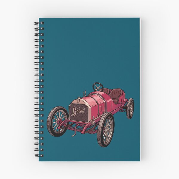 Item preview, Lancia Tipo 51 Alpha 1908 Vintage Halftone Print designed and sold by FreiherrPK.