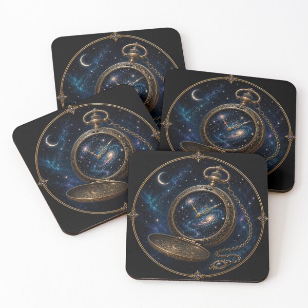 Item preview, Midnight Pocket Watch designed and sold by StarlitTides.
