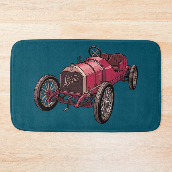 Item preview, Lancia Tipo 51 Alpha 1908 Vintage Halftone Print designed and sold by FreiherrPK.