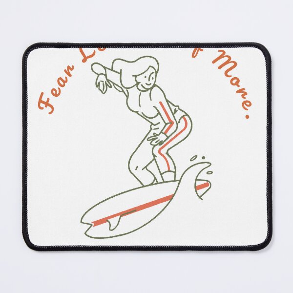 Item preview, Fear Less. Surf More. Women Surfing. designed and sold by FigTreeFactory.