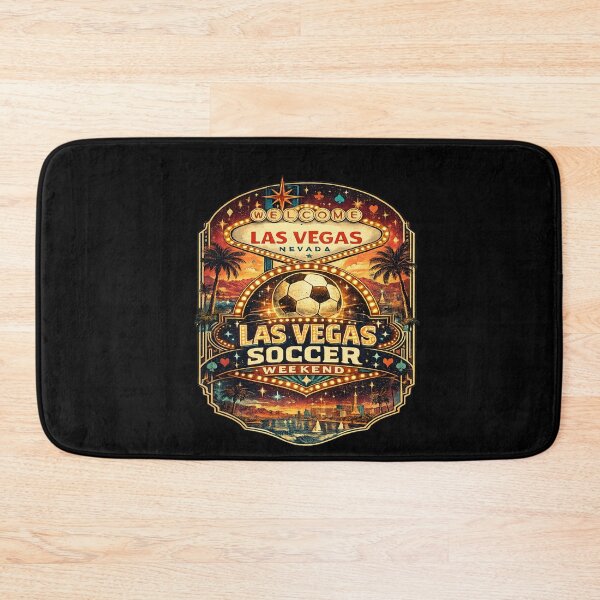 Item preview, Las Vegas Soccer Weekend Retro Travel Shirt | Vintage Las Vegas Football Fan Design | Neon Strip Match Day Gift designed and sold by Globalcitytees.