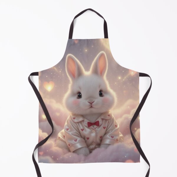 Item preview, Dreamy Pajama Bunny on Pastel Clouds Art designed and sold by lovelistivkaa.