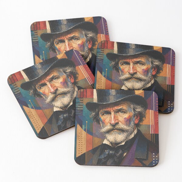 Item preview, Italian composer Giuseppe Verdi painting. designed and sold by GalleryKauffeld.